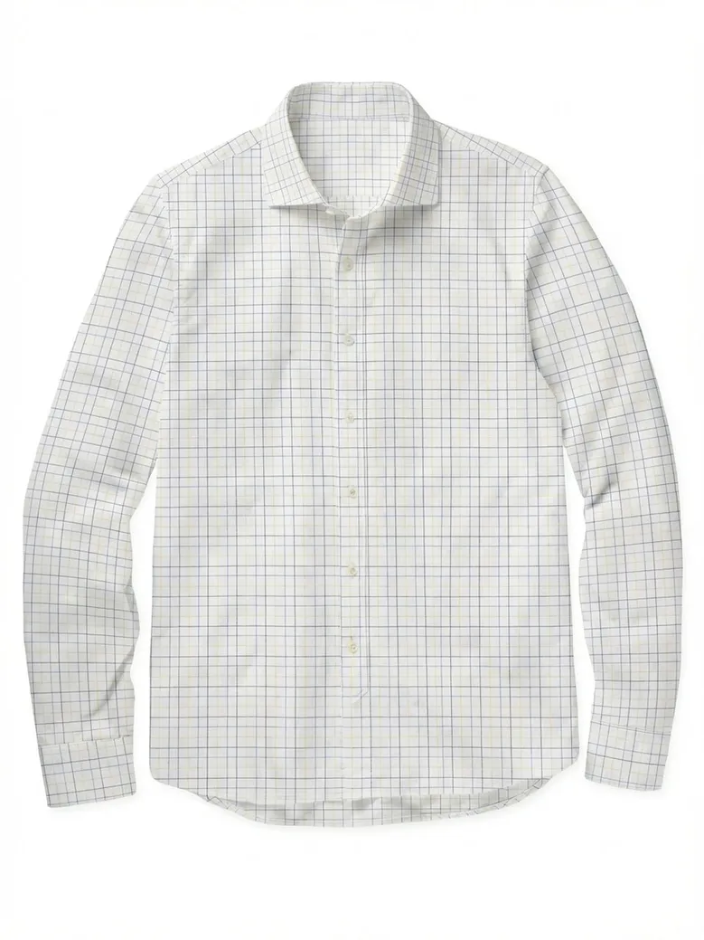 Twill à carreaux vert