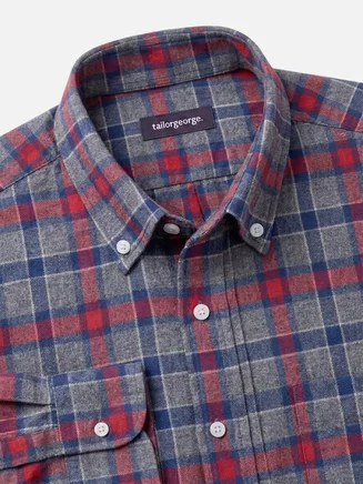 Leichtes und weiches Flanellhemd